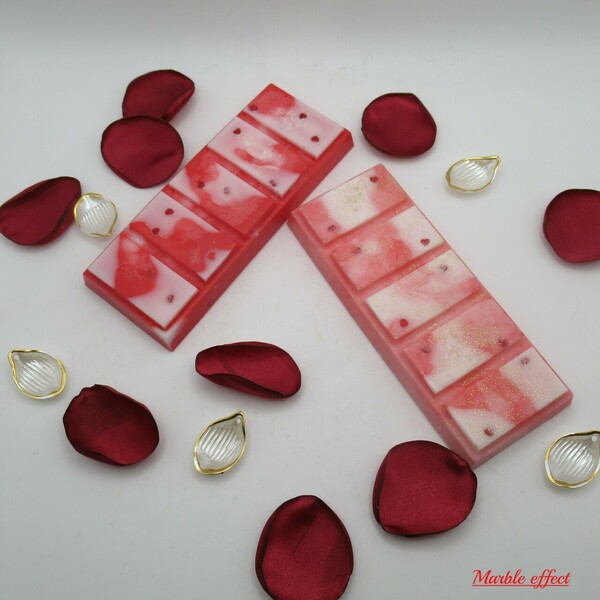 Αρωματική μπάρα 50g Valentine's Special Edition - κερί, αρωματικά κεριά, waxmelts, soy wax - 4