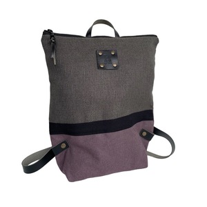 Χειροποίητο Backpack Amethyst - δέρμα, πλάτης, μεγάλες, all day