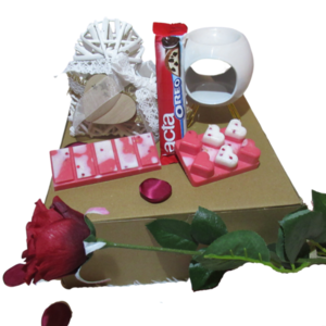Πακέτο δώρου Valentine's edition: "Sweetheart" - πορσελάνη, κερί, σετ δώρου