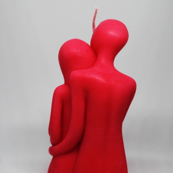 Valentines couple - κερί, αρωματικά κεριά - 3