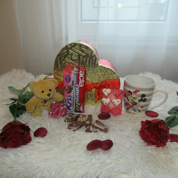 Πακέτο δώρου Valentine's edition: "I love you baby" - πορσελάνη, κερί, σετ δώρου - 4