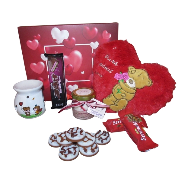 Πακέτο δώρου Valentine's edition: "Forever yours" - πορσελάνη, κερί, σετ δώρου