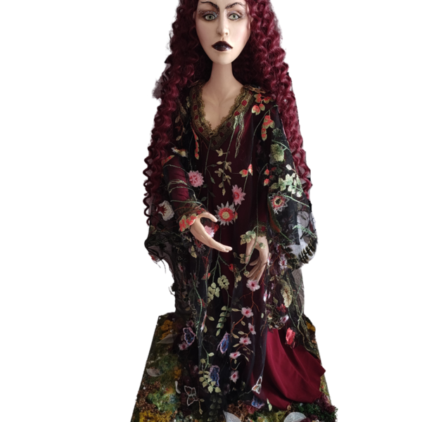 Adelina, η Βασίλισσα των Ξωτικών. - πηλός, polymer clay, κούκλες
