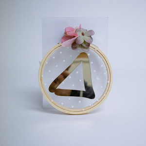 Monogram - plexi glass, τελάρα κεντήματος, μονογράμματα - 3