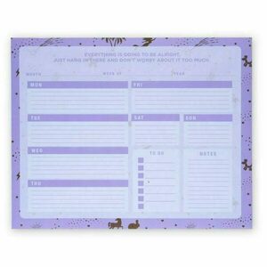 Mermaid Weekly Desk Planner Γραφείου 50φ. Tri-Coastal Design - Daily planner