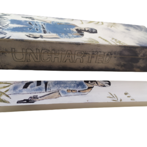 "Uncharted" Λαμπαδοκουτο και λαμπάδα ζωγραφισμένα στο χερι - αγόρι, λαμπάδες, σετ, για ενήλικες, για εφήβους - 3