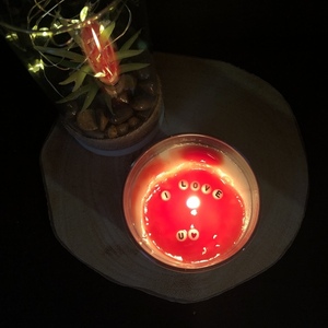 Αρωματικό κερί με κρυφό μήνυμα 130 γρ. - κερί, αρωματικά κεριά, αγ. βαλεντίνου - 2