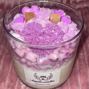 Purple love - αρωματικά κεριά, soy candles