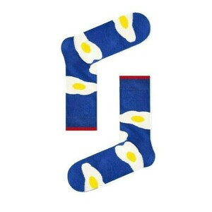 Mix Gift Socks Box Q20 Ανδρικές Μακριές Βαμβακερές Κάλτσες με σχέδιο, σε άσπρο μαύρο και μπλέ χρώμα Συσκευασία 3 τμχ - βαμβάκι - 3