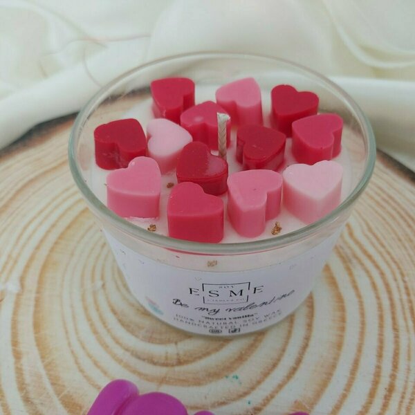 Sweet candles valentine's edition χειροποίητο κερί - αρωματικά κεριά - 2