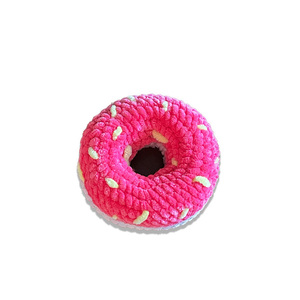 Χειροποίητο πλεκτό ντόνατ σε αποχρώσεις του ροζ. Διάσταση : Υ/Π/Μ σε cm 6/11/11 - κορίτσι, χειροποίητα, λούτρινα, amigurumi