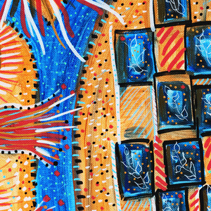 Sunflower - Πίνακας Ζωγραφικής με ακρυλικά χρώματα - πίνακες & κάδρα, πίνακες ζωγραφικής - 3