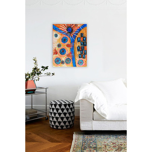 Sunflower - Πίνακας Ζωγραφικής με ακρυλικά χρώματα - πίνακες & κάδρα, πίνακες ζωγραφικής - 4