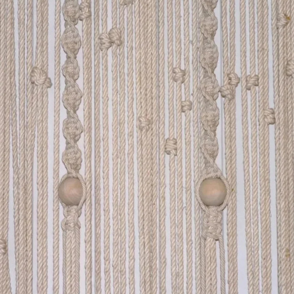 Macrame curtain - μακραμέ - 4