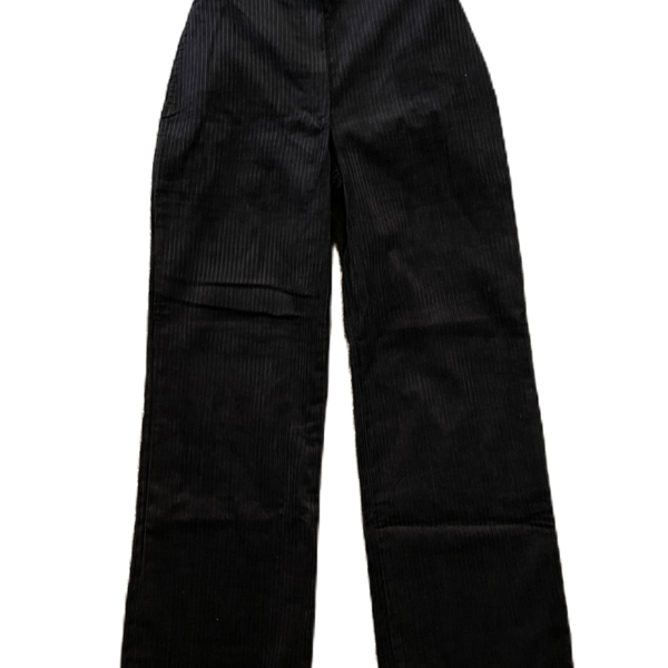 Κοτλέ παντελόνι μαύρο - 3