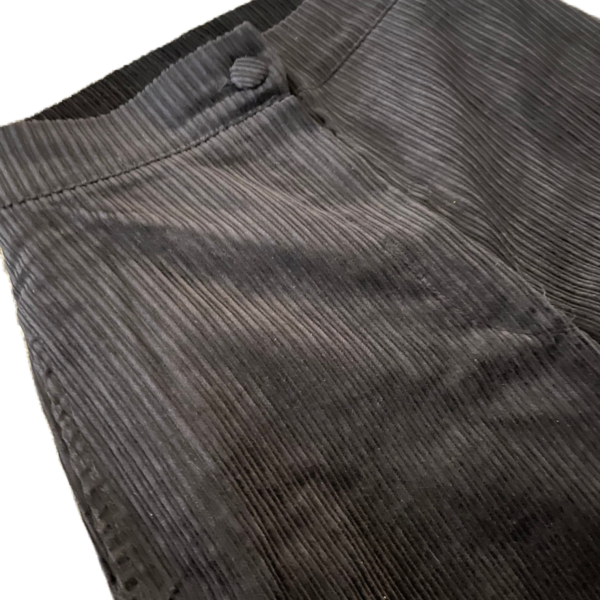 Κοτλέ παντελόνι μαύρο - 4