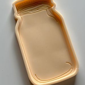 Jar δίσκος πορτοκαλί - εποξική ρητίνη
