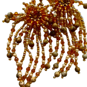 Σκουλαρίκια Αράχνη - ημιπολύτιμες πέτρες, ασήμι 925, swarovski, κρεμαστά, γάντζος - 2
