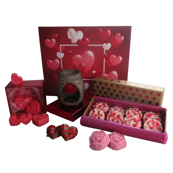 Πακέτο δώρου Valentine's edition: "A Kiss for a Kiss " - κερί, αρωματικά κεριά, σετ δώρου, soy wax