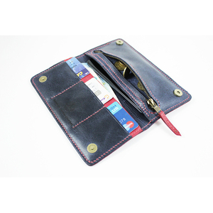 Δερμάτινο πορτοφόλι Long wallet, Slim wallet, - δέρμα, κάρτες, πορτοφόλια