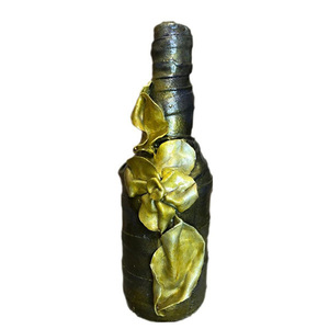 Διακοσμητικο μπουκάλι *REGINA* - γυαλί, ρητίνη, σπίτι, πηλός, διακοσμητικά μπουκάλια