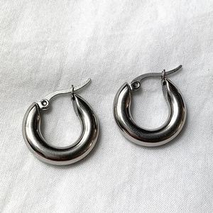 Silver Hoops - κρίκοι, μικρά, ατσάλι
