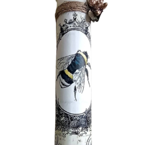 Πασχαλινή λαμπάδα vintage Queen Bee. - κορίτσι, λαμπάδες, για παιδιά, για ενήλικες, για εφήβους - 2