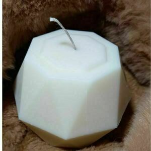 Φυτικό Αρωματικό Κερί Σόγιας 500gr - Πολυγωνικό - χειροποίητα, αρωματικά κεριά, κεριά, vegan friendly - 2