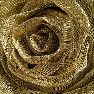 Διακοσμητική τριαντάφυλλο από συρμάτινο πλέγμα 24Χ24εκ. "rose 36" - ξύλο, καρδιά, δώρο, διακοσμητικά, δώρο έκπληξη - 3