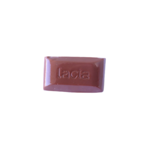Καρφίτσα σοκολατάκι Lacta με πολυμερικό πηλό / μικρό μέγεθος / μεταλλικό / Twice Treasured - πηλός