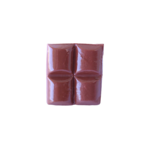 Δαχτυλίδι μπάρα σοκολάτας με πολυμερικό πηλό / μεγάλο / μεταλλική βάση / αυξομειούμενο / Twice Treasured - πηλός, cute, γλυκά, αυξομειούμενα