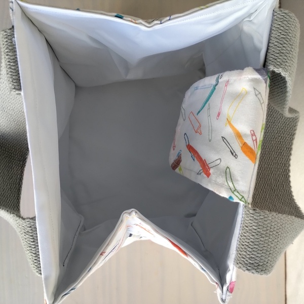 τσάντες φαγητού - παιδικά σχέδια- lunch bag - ύφασμα, χειρός - 4