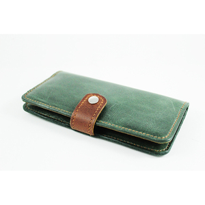 Δερμάτινο πορτοφόλι personalised Long wallet - δέρμα, personalised, πορτοφόλια - 2