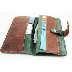 Δερμάτινο πορτοφόλι personalised Long wallet - δέρμα, personalised, πορτοφόλια - 4
