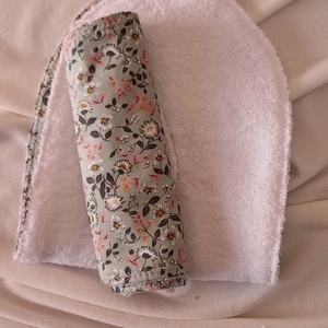 Σετ με δύο χειροποίητες βρεφικές υφασμάτινες πετσέτες - κορίτσι, πετσέτες - 2