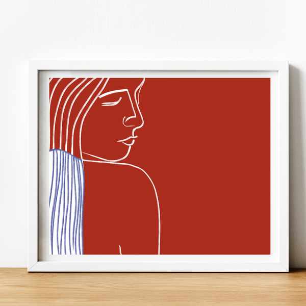 Solitude art print (30 x 40 cm) - εκτύπωση, αφίσες