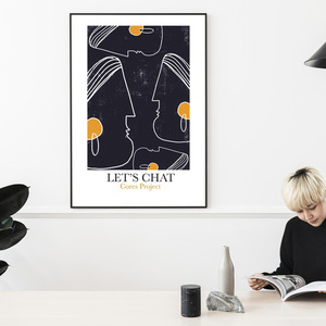 Let's Chat art print (30 x 40 cm) - εκτύπωση, αφίσες, artprint - 2