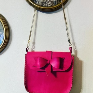 Bow bag - δέρμα, φάκελοι, χιαστί, all day, μικρές - 2