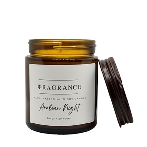 HANCRAFTED 100% SOY WAX ARABIAN NIGHT 240ml - αρωματικά κεριά - 3