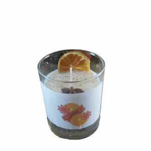 Αρωματικό κερί σόγιας "Πορτοκάλι - Κανέλλα" - αρωματικά κεριά