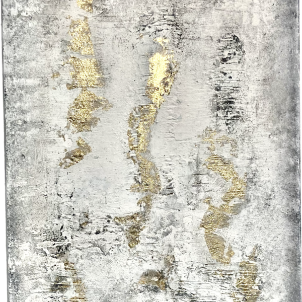 GOLDEN RUSH Abstract art (30x40) Li o La - πίνακες & κάδρα, πίνακες ζωγραφικής