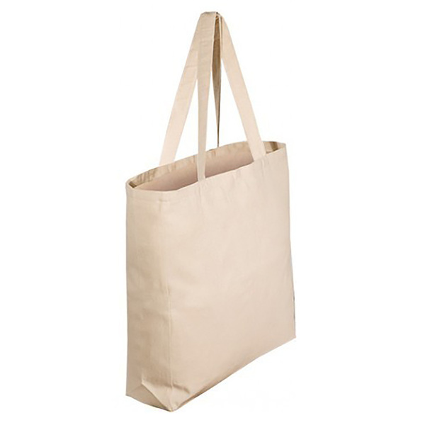 Υφασμάτινη βαμβακερή τσάντα ώμου με εκτύπωση ΤΣΑΡΛΙ ΤΣΑΠΛΙΝ - ύφασμα, ώμου, μεγάλες, all day, tote - 5