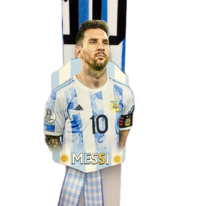 Λαμπάδα πλακέ με ποδοσφαιριστή (Messi) - μαγνητάκι - αγόρι, λαμπάδες, για ενήλικες, για εφήβους, σπορ και ομάδες - 2