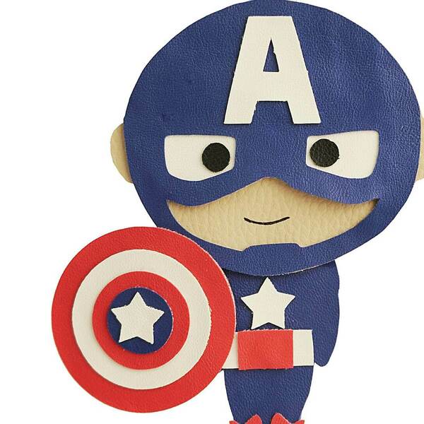 Λαμπάδα Captain America - αγόρι, λαμπάδες, για παιδιά, για εφήβους, σούπερ ήρωες - 3