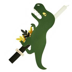 Χειροποίητη λαμπάδα Δεινόσαυρος T-Rex - αγόρι, λαμπάδες, για παιδιά, για εφήβους, ζωάκια