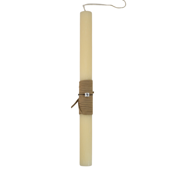 Γυναικεία πασχαλινή λαμπάδα με ζώδιο μπεζ 30cm - κορίτσι, λαμπάδες, για ενήλικες, για εφήβους - 3