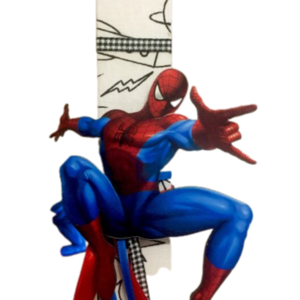 Λαμπάδα με φανταστικό χαρακτήρα βιβλίου κόμικ "Άνθρωπος Αράχνη" - αγόρι, λαμπάδες, για παιδιά, σούπερ ήρωες - 2