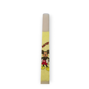 Mouse σε κίτρινο φόντο/ λαμπάδα/ πλακέ/ 37,5 εκ./ ζωγραφισμένη - λαμπάδες, για παιδιά, για ενήλικες, ήρωες κινουμένων σχεδίων, για μωρά - 2