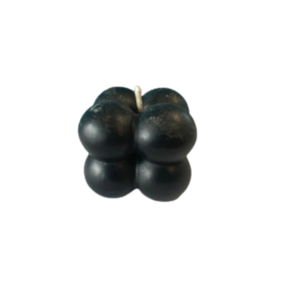 Κερί - cube μαύρο (μικρό) - αρωματικά κεριά - 2