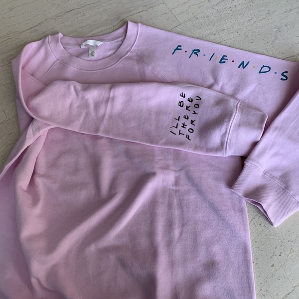 Friends Hoodie - βαμβάκι, μακρυμάνικες